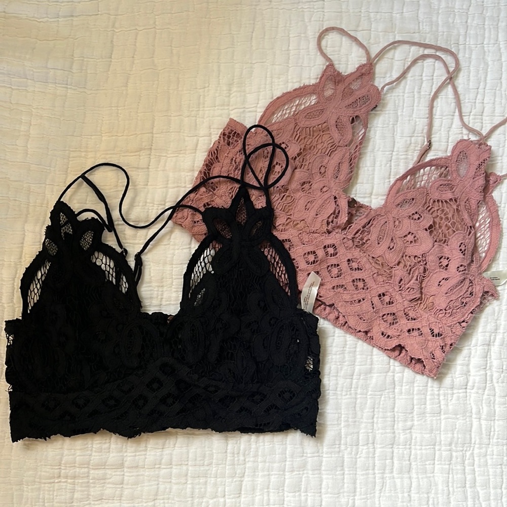 NWOT Free People One Adele Bralette Bundle